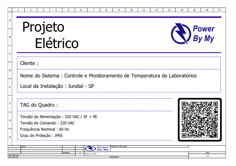Exemplo de Projeto de Elétrica.