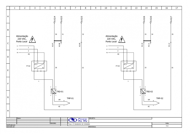 Exemplo de Projeto de Elétrica.